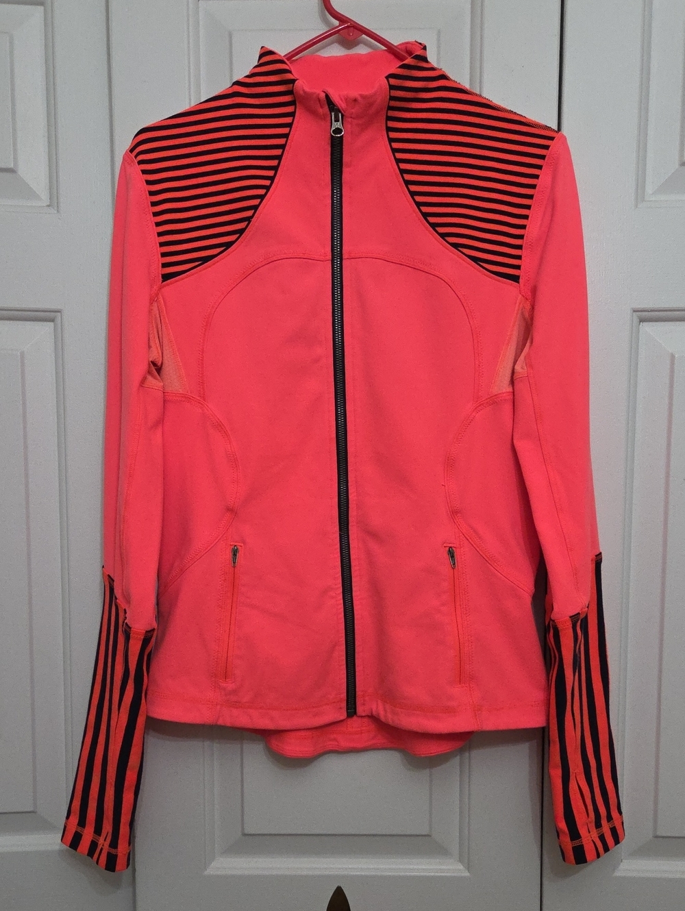 Lululemon Forme 'Flare Inkwell Stripe' Luon Jacket Women's/ 10